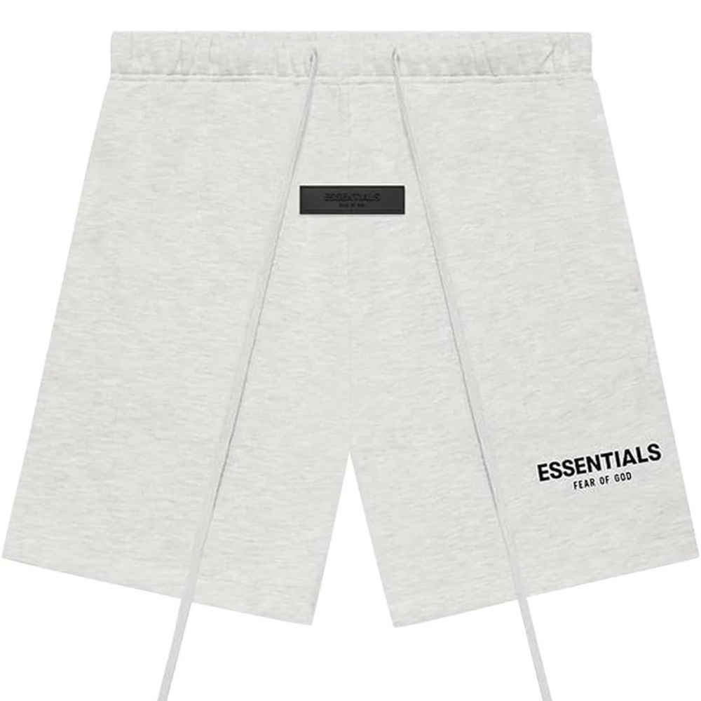 Fear of God Essentials Light Gray Athletic Shorts